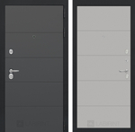 Дверь входная Лабиринт ART Графит 13 - Грей софт металлическая