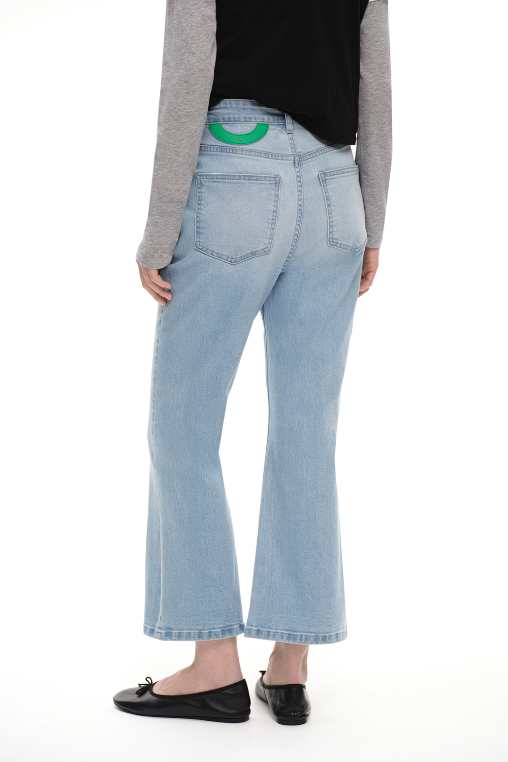 Джинсы укороченные (Brigitte), голубые