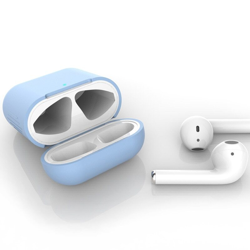 Чехол для наушников Airpods PiBlue PB-WA06 purple sky blue pink