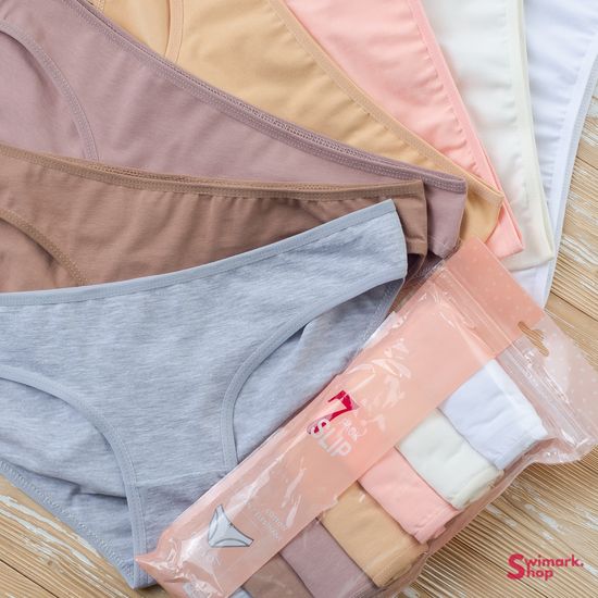 Набор женских трусиков BIKINI Classic, NO NAME 70600, 7 шт/уп (неделька)