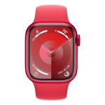 Apple Watch Series 9, 45 мм, из алюминия цвета (PRODUCT)RED, спортивный ремешок