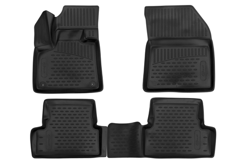 Коврики в салон для PEUGEOT 3008 2016-2023, SUV, 4 шт. (Повышенная устойчивость, повышенная износостойкость) FORMAT.3D3835210K