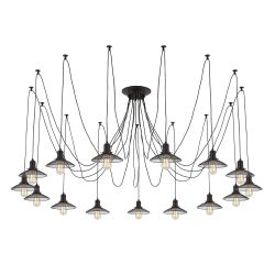 Citilux Эдисон CL451152 Люстра паук Венге