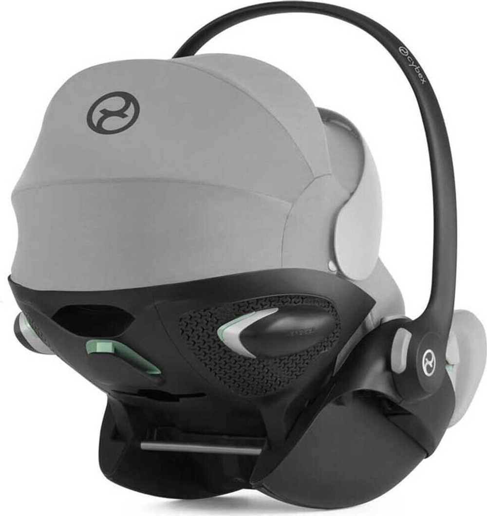 Коляска Cybex Balios S Lux TPE complete Cloud G Stone Grey Plus Base G 4 в 1 Seashell Beige с дождевиками
