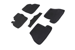 Резиновые коврики с высоким бортом для Ford Focus III 2011-2015, Seintex.82454