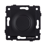 Светорегулятор для светодиодных ламп, проходной, 500W, черный матовый Kollinger REA-048BM для Aspekt, Eleganz, Reflex