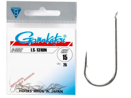 Крючки Gamakatsu LS-1310N HOOKS NICKEL разм. 15 25шт.