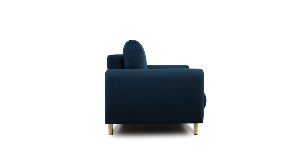 Оникс Диван-кровать прямой OCEAN 017 синий