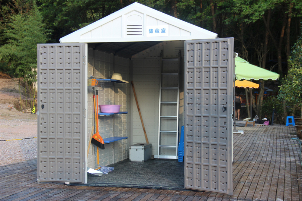 Садовый пластиковый сарай HouzBlock Comfort-3 7,5x11