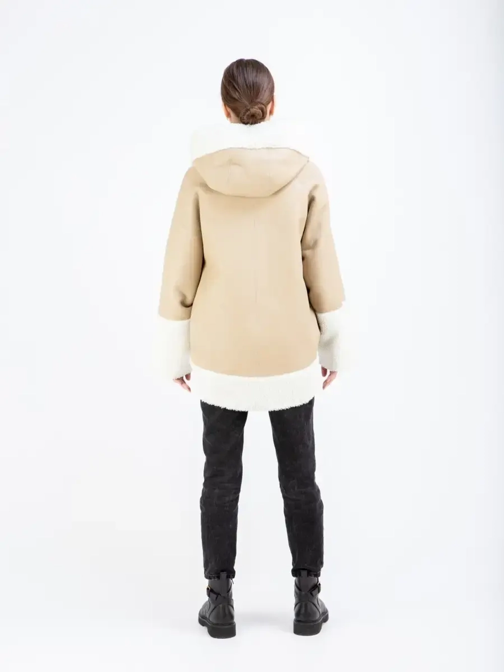 Шуба женская натуральная овчина Турция