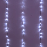 Гирлянда для дома ЗАНАВЕС «Водопад Созвездие» ш2м* в3м 624 лампы LED, прозрачн. пров, IP-40. Белый