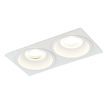 Декоративная  двойная рамка для светильника DL20761,  175х89х2.5,  белая