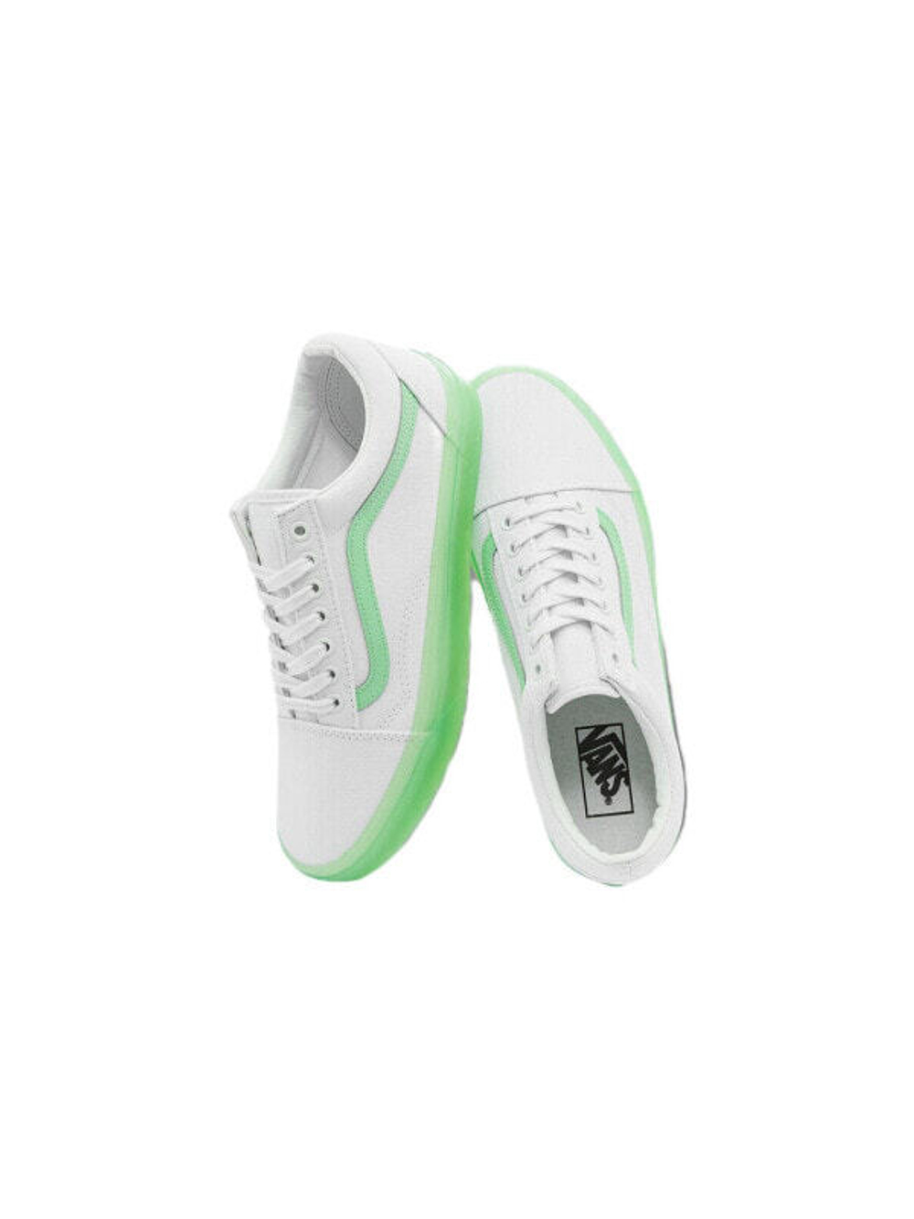 Vans Skate White Green