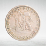 Portugal, 5 Escudos, 1963, VF