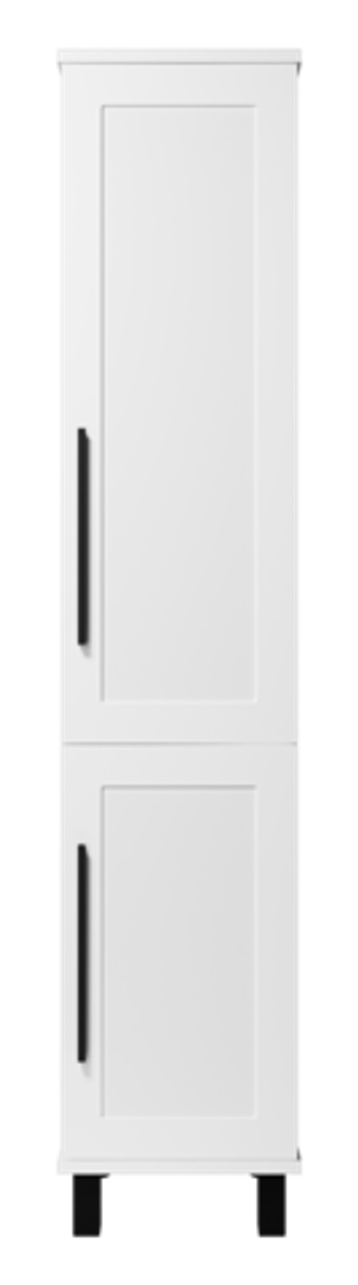 Шкаф - пенал Misty Модерн 35 с бельевой корзиной универсальный правый