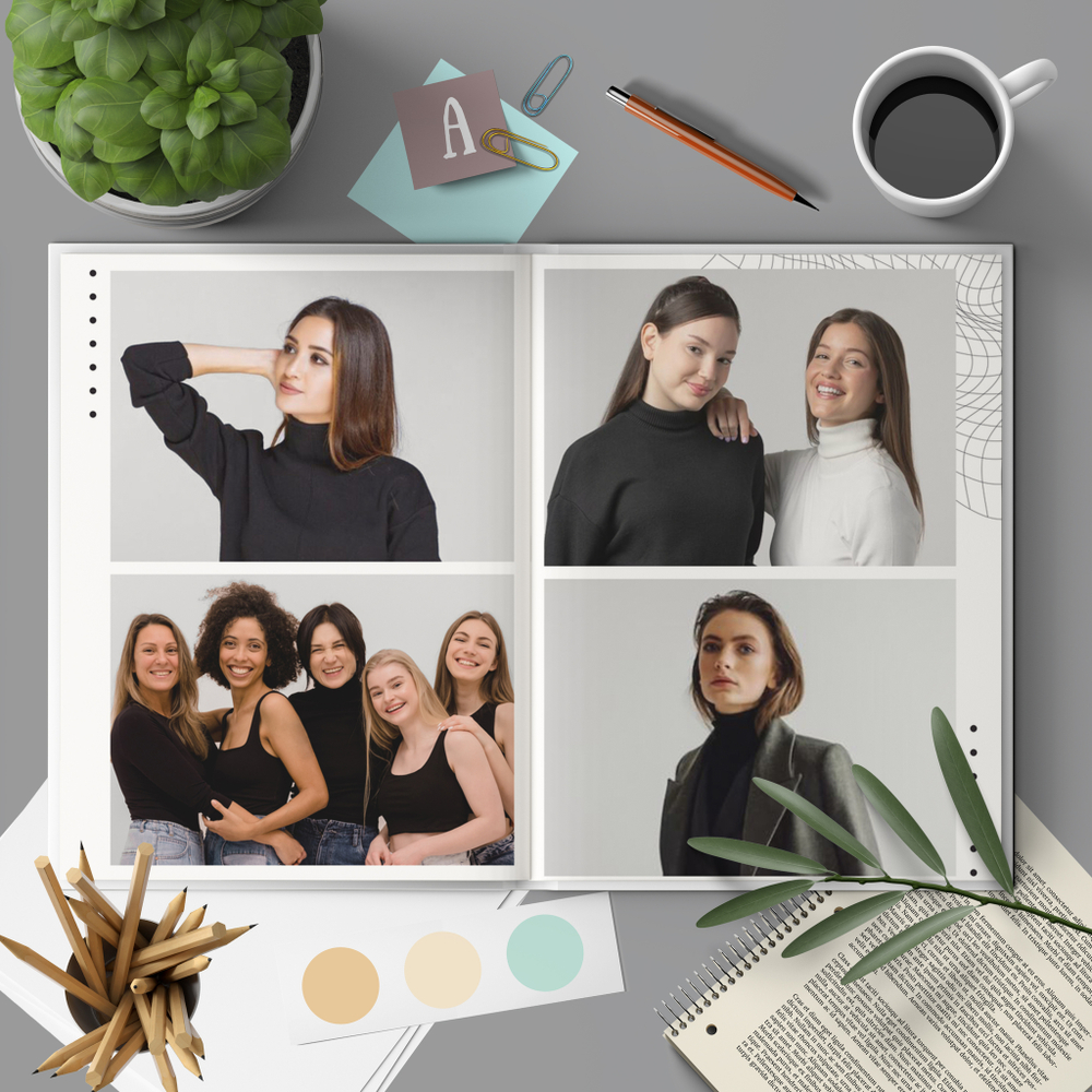 PSD-Шаблон фотокниги "Grafic"