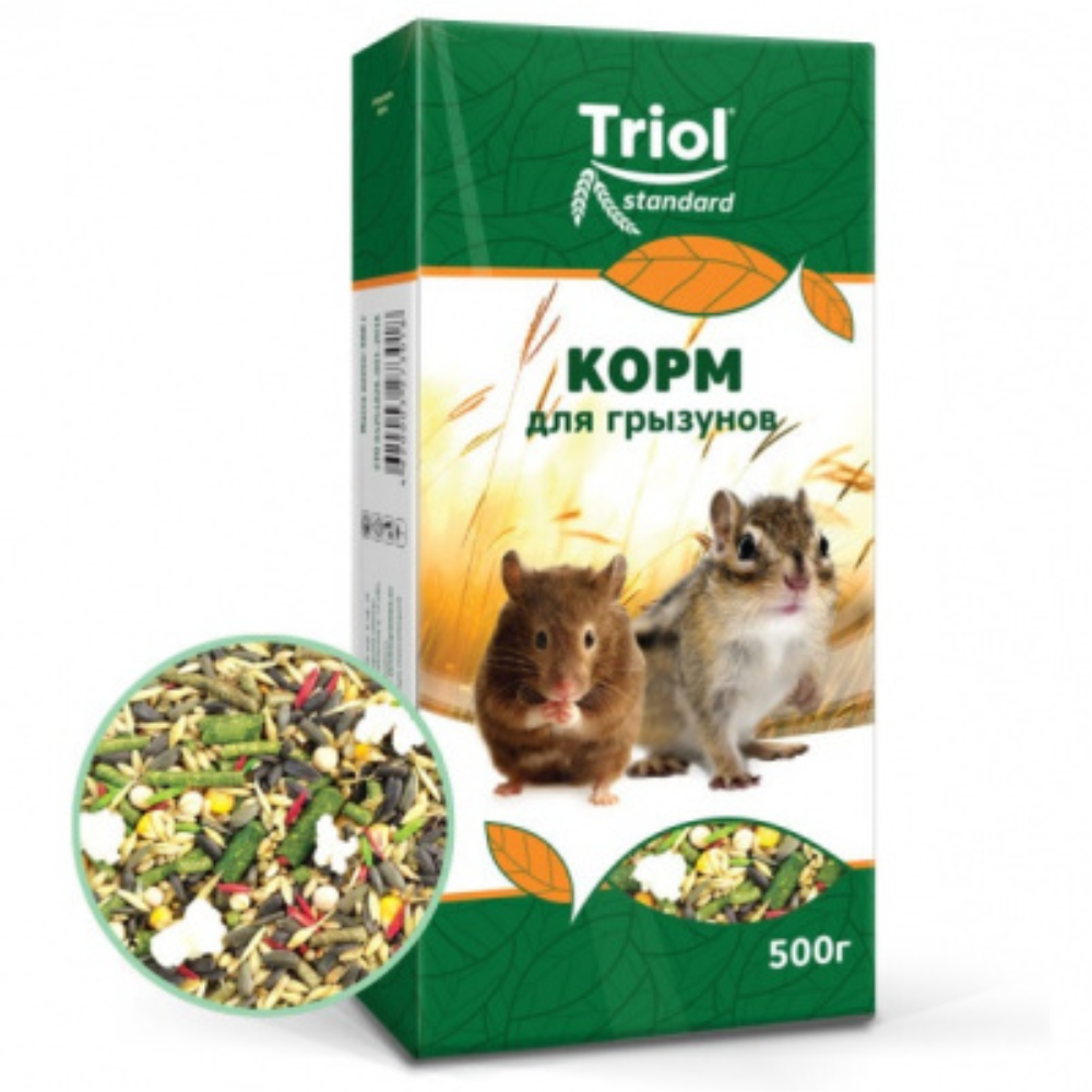 Корм Triol для грызунов полнорационный 500 гр