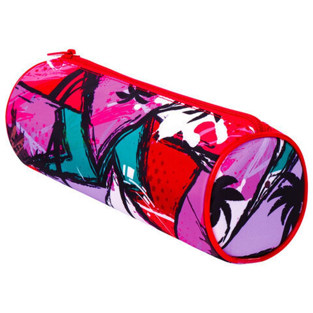 Пенал-тубус BRAUBERG, с эффектом Soft Touch, мягкий, "Tree", 22х8 см, 229012