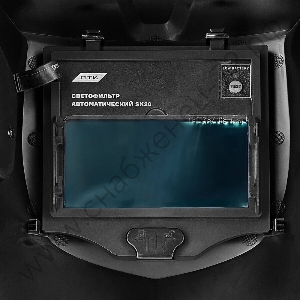 Маска сварщика хамелеон ПТК SK20 SUPER VISION, синяя