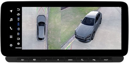 Магнитола Audi A6 C6 2008-2011 3G - Teyes LUX ONE 360 монитор 12.3" 2K QLED на Android 10, 6/128Гб, CarPlay, 4G SIM-слот, 4 камеры в комплекте