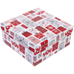 Коробка подарочная «Праздник» 17,5*17,5*8 см