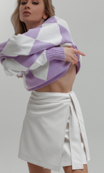 Джемпер с ромбами