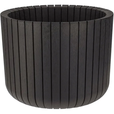 Кашпо ШАТО D250мм H200мм 8л коричневый ротанг