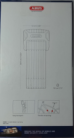 Замок ABUS 6500K/120 Черный SH BORDO Granit