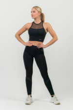 ЛЕГГИНСЫ FIT ACTIVEWEAR HIGH-WAIST LEGGINGS 443 ЧЕРНЫЕ
