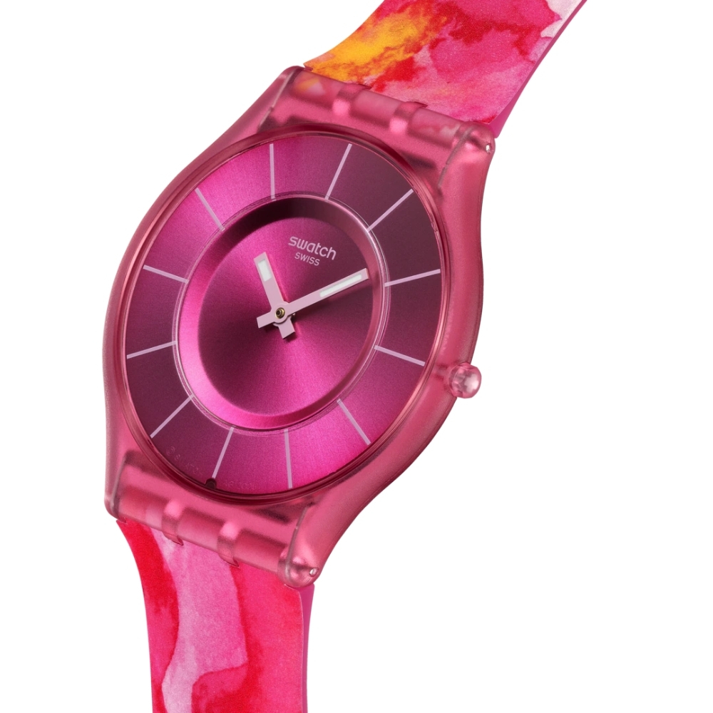 PARADISE BLOOM Водонепроницаемый (waterproof) 3 бар Диаметр 34,00 мм Механизм: кварцевый - SWATCH