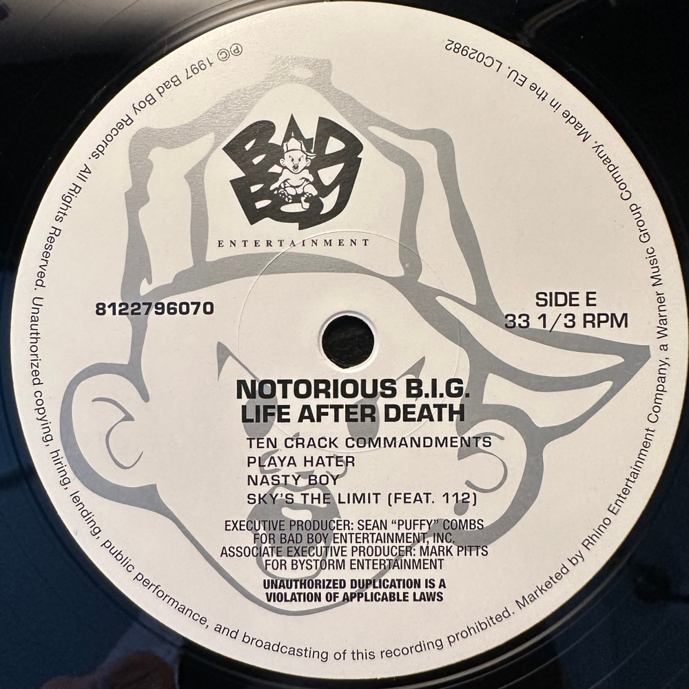 The Notorious B.I.G.- Life After Death 3LP (Европа)