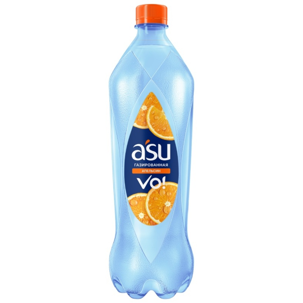 Минеральная вода Asu апельсин газированная 1 л