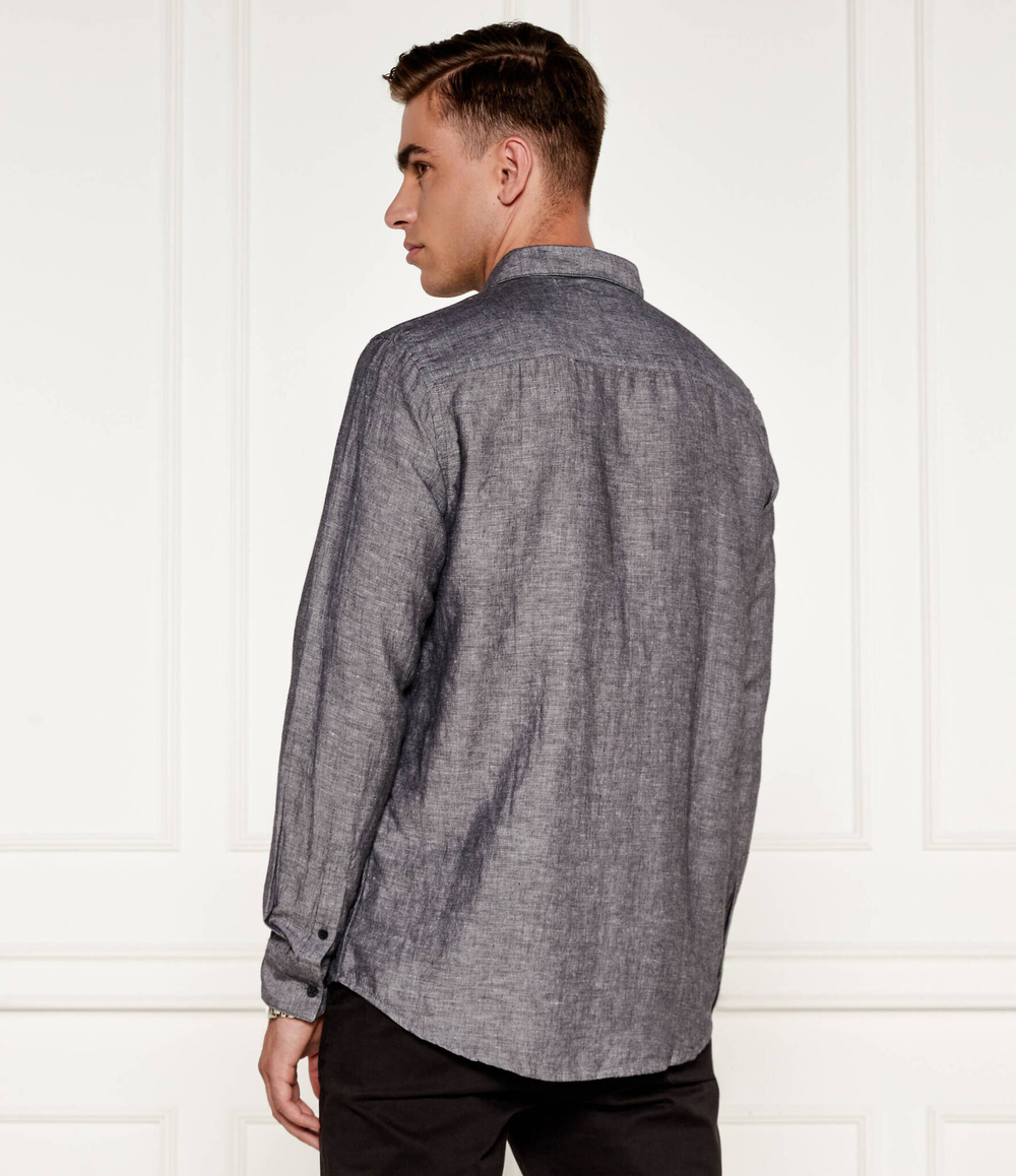 Льняная рубашка Calvin Klein - серый(K10K108664)