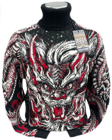 p-p 56-60. Pulltonic из шерсти и кашемира "Мой Дракон". BATAL