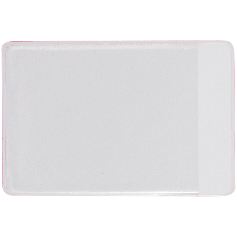 Обложка-карман для карт и пропусков, проездных OfficeSpace, 95*65мм, ПВХ, тиснение золотом, ассорти