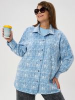 Рубашка Вселенная Виотекс ГОЛУБОЙ