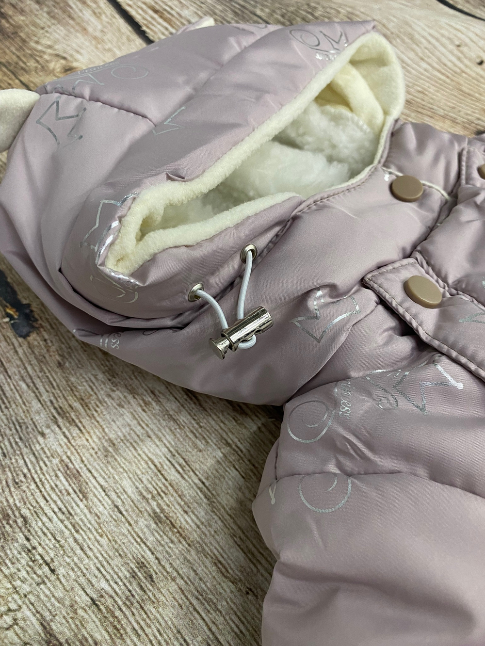 Комбинезон-трансформер (2в1) Модель: 025 "Princess" (ИП Петрова Г.Г.) (Цвет: Светло-розовый, Размер: 74-80)