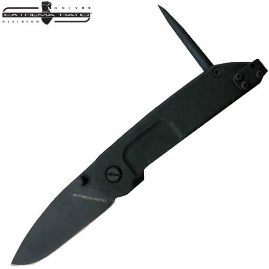 Складной нож Extrema Ratio 135BFM1A2BLK RU - "M1A2BLK" c клинком из стали Böhler N690, рукоять Anticorodal®