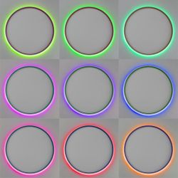 Citilux ETALON CL750500R LED RGB Светильник с пультом Белый+Бук