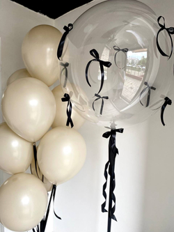 Набор воздушных шаров с бантиками №962