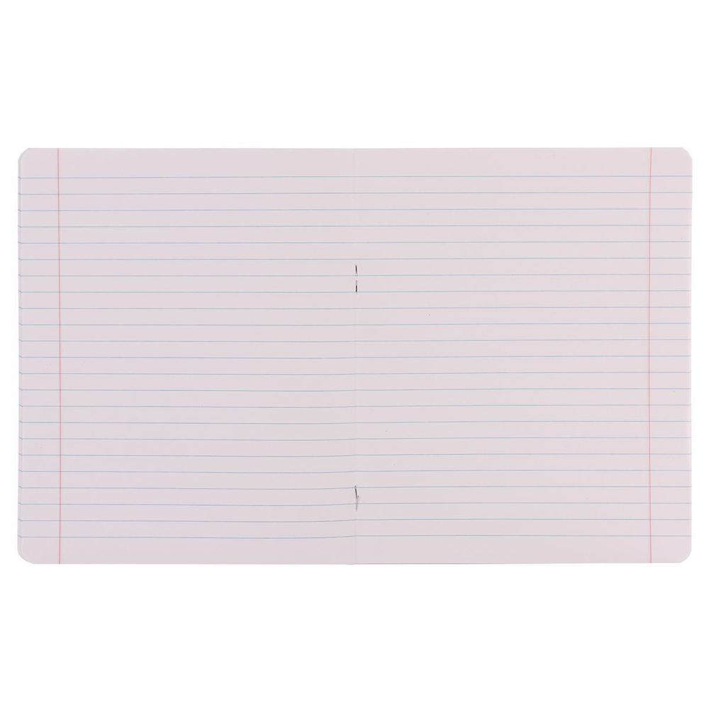 Тетрадь А5 24л. линия "Народная", цвет голубой (Альт) микс цветов (комплект 5 шт)