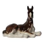 Жеребёнок лежащий