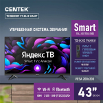 Телевизор Сentek CT-8550 SMART TV c Алисой, 50" 4K ULTRA HD, черный