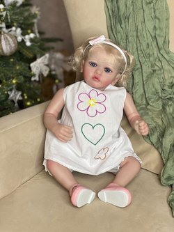 Кукла Реборн мягконабивная 60см в пакете (FA-833)