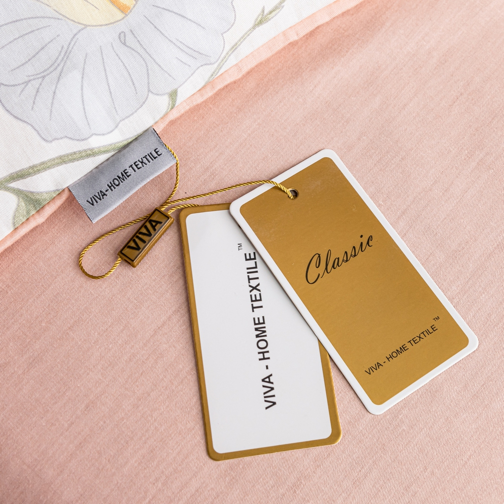 Комплект постельного белья Люкс Сатин 100% хлопок на резинке AR353