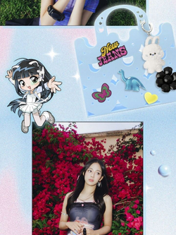 Альбом NEWJEANS - GET UP 2nd EP BUNNY BEACH BAG RANDOM