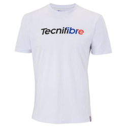 Футболка для мальчика теннисная Tecnifibre Club Tee Junior - белый