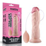 Телесный фаллоимитатор с эффектом семяизвержения 8.5 Soft Ejaculation Cock - 21,6 см