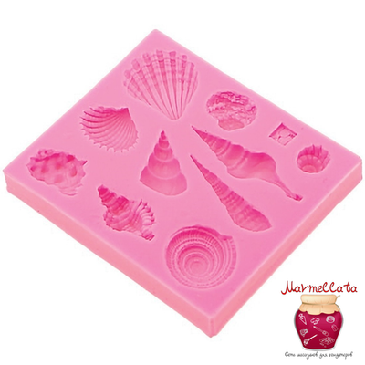 Молд силиконовый "Ракушки" 8*8*1,5 см