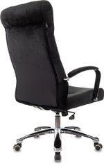 Кресло руководителя Бюрократ T-9928SL Fabric черный Italia Black крестов. металл хром